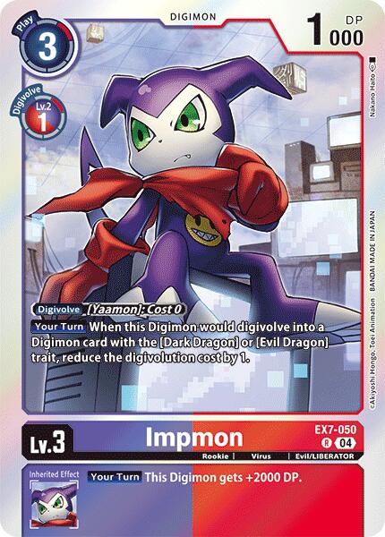 Impmon [EX7-050-R] [Digimon LIBERATOR] Foil