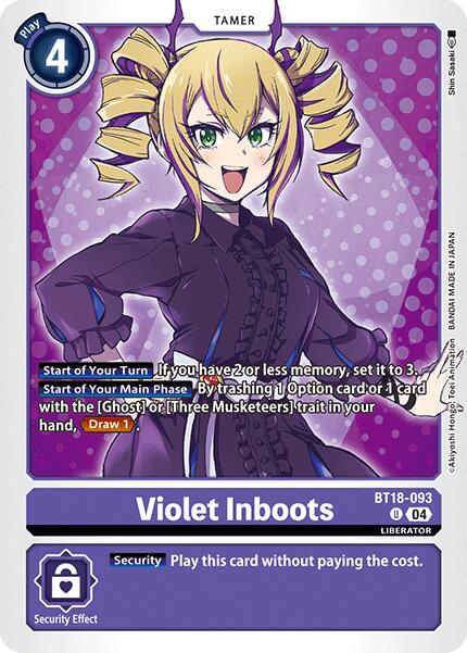 Violet Inboots [BT18-093-U] [Release Special Booster 2.0] Normal