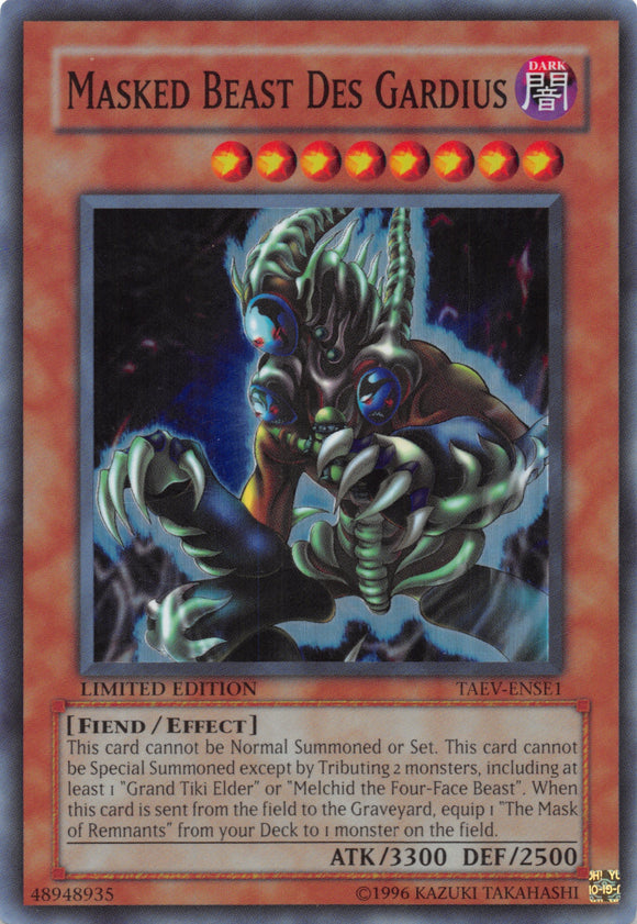 Masked Beast Des Gardius [TAEV-ENSE1] Super Rare