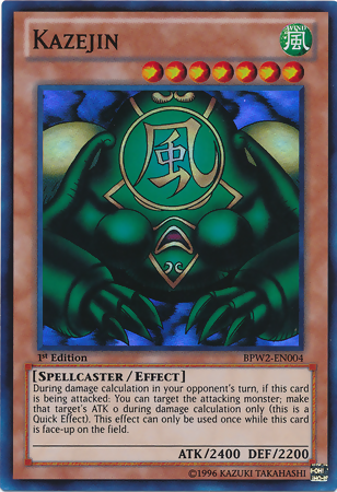 Kazejin [BPW2-EN004] Super Rare - Duel Kingdom