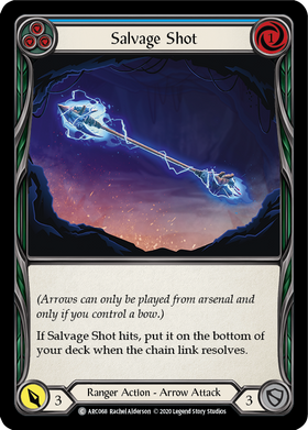 Salvage Shot (Blue) [ARC068] Unlimited Rainbow Foil - Duel Kingdom
