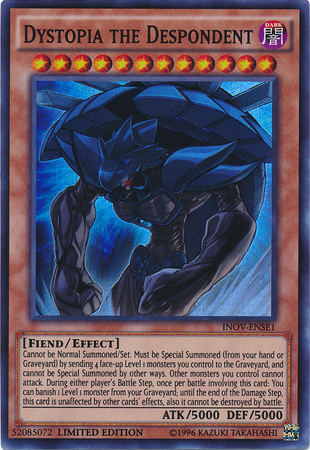 Dystopia the Despondent [INOV-ENSE1] Super Rare - Duel Kingdom