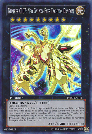 Number C107: Neo Galaxy-Eyes Tachyon Dragon [PRIO-EN041] Ultimate Rare - Duel Kingdom