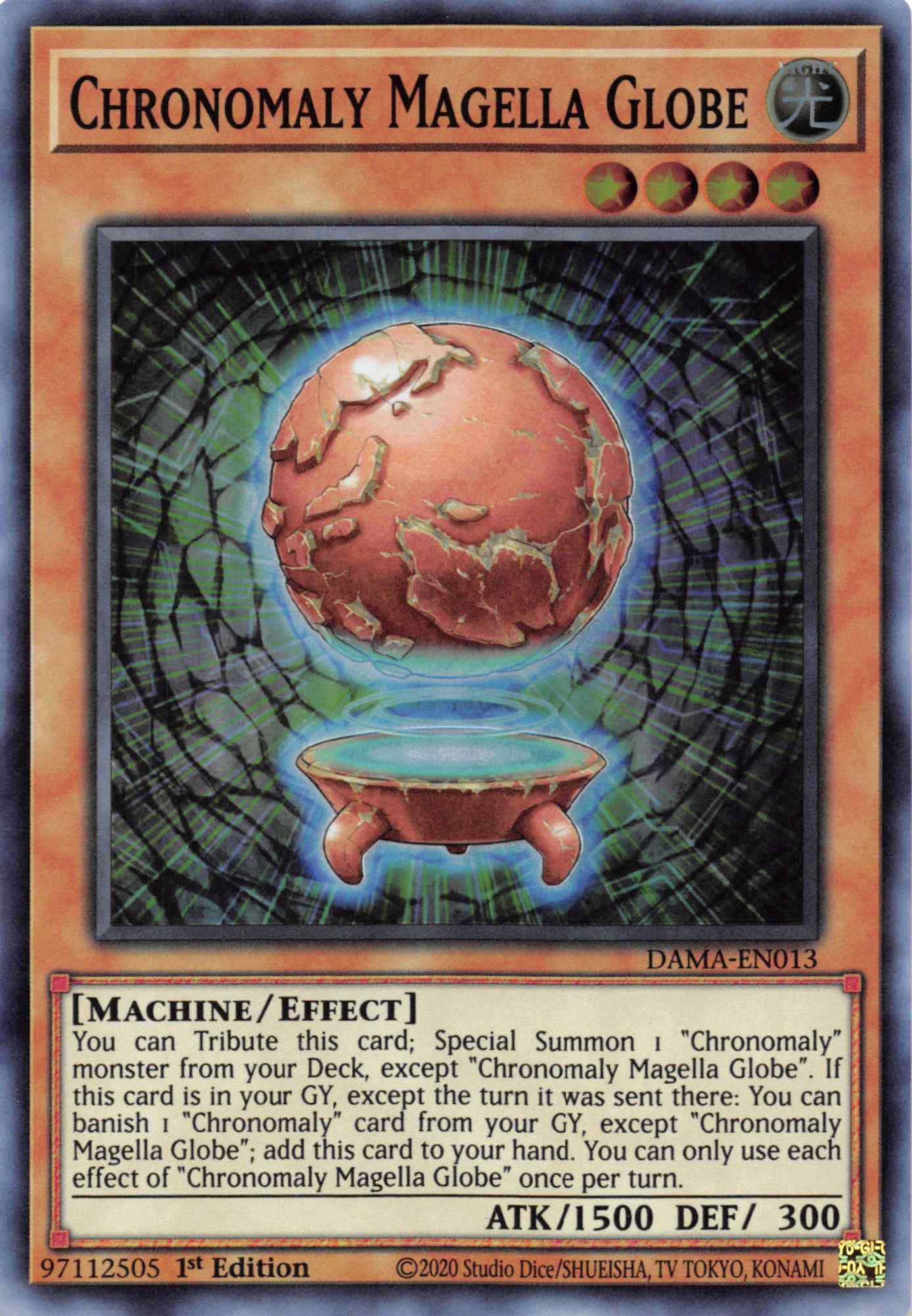 Chronomaly Magella Globe [DAMA-EN013] Super Rare - Duel Kingdom