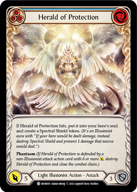 Herald of Protection (Blue) [MON016] 1st Edition Normal - Duel Kingdom