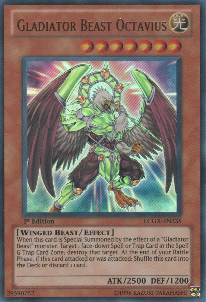 Gladiator Beast Octavius [LCGX-EN235] Ultra Rare - Duel Kingdom