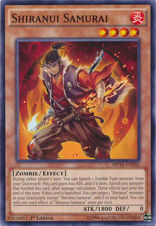 Shiranui Samurai [MP16-EN202] Common - Duel Kingdom