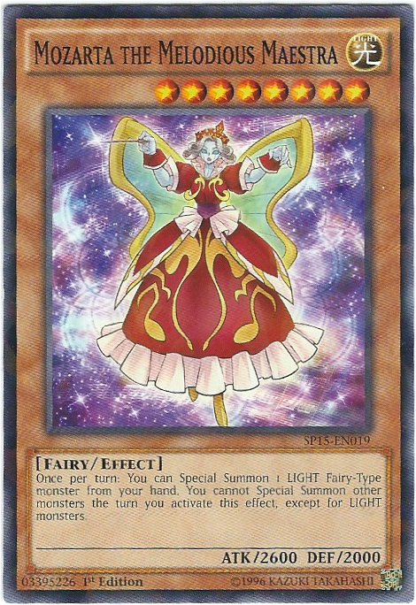 Mozarta the Melodious Maestra [SP15-EN019] Shatterfoil Rare - Duel Kingdom