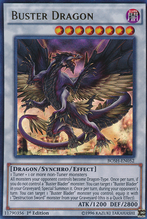 Buster Dragon [BOSH-EN052] Ultra Rare - Duel Kingdom