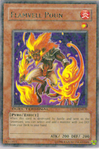 Flamvell Poun [DT01-EN070] Rare - Duel Kingdom