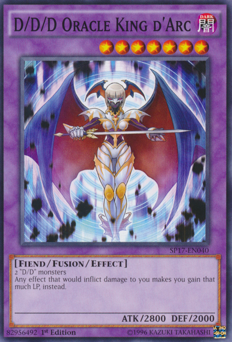 D/D/D Oracle King d'Arc [SP17-EN040] Common - Duel Kingdom