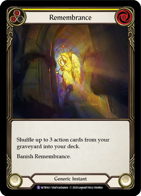 Remembrance [WTR163] Unlimited Rainbow Foil - Duel Kingdom