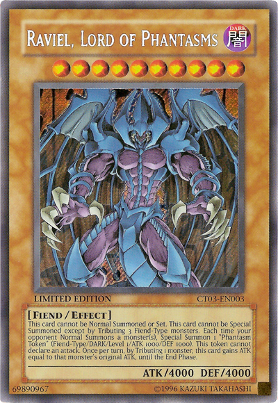 Raviel, Lord of Phantasms [CT03-EN003] Secret Rare - Duel Kingdom