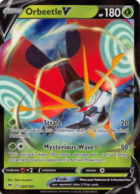 Orbeetle V  [020/185] [SWSH04: Vivid Voltage] - Duel Kingdom