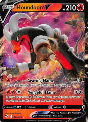 Houndoom V (21/189) [SWSH03: Darkness Ablaze] - Duel Kingdom
