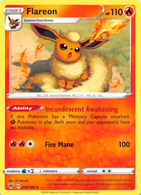 Flareon [026/185] [SWSH04: Vivid Voltage]