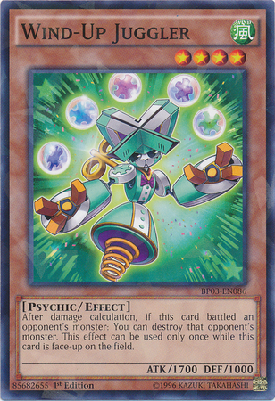 Wind-Up Juggler [BP03-EN086] Shatterfoil Rare - Duel Kingdom