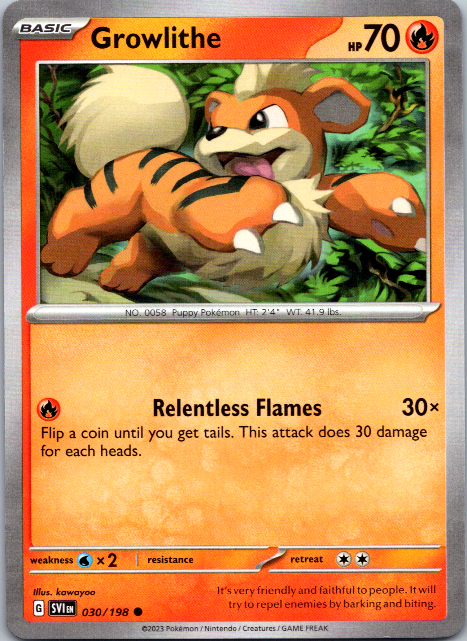 Growlithe (030/198) [Scarlet & Violet: Base Set]