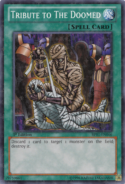 Tribute to the Doomed [BP01-EN066] Starfoil Rare - Duel Kingdom