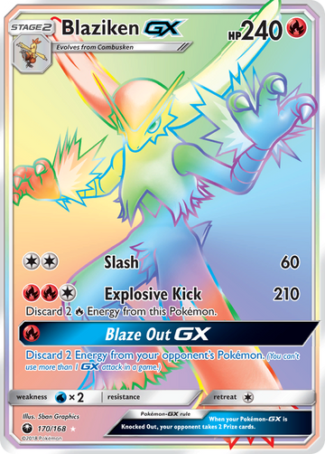 Blaziken GX (170/168) [Sun & Moon: Celestial Storm] - Duel Kingdom