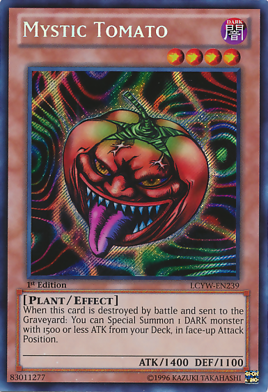 Mystic Tomato [LCYW-EN239] Secret Rare - Duel Kingdom