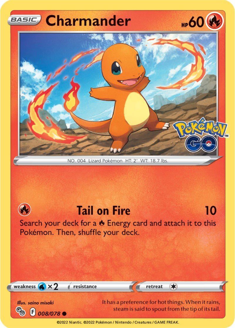 Charmander (008/078) [Pokémon  GO]