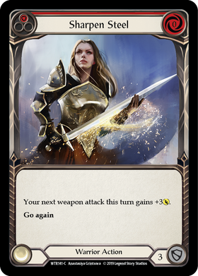 Sharpen Steel (Red) [WTR141-C] Alpha Print Normal - Duel Kingdom