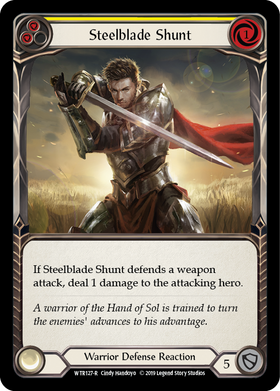Steelblade Shunt (Yellow) [WTR127-R] Alpha Print Normal - Duel Kingdom