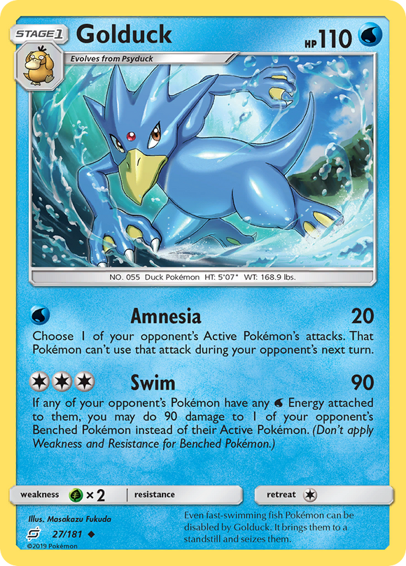 Golduck (27/181) [Sun & Moon: Team Up] - Duel Kingdom