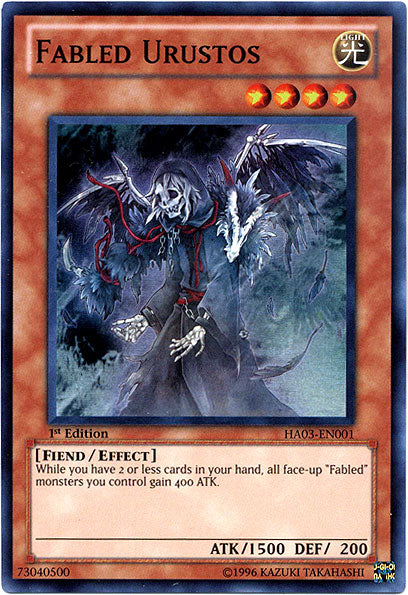 Fabled Urustos [HA03-EN001] Super Rare - Duel Kingdom