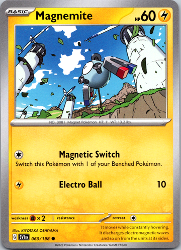 Magnemite [63] - (SV01 Scarlet & Violet Base Set)