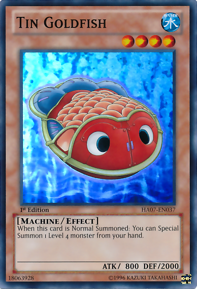 Tin Goldfish [HA07-EN037] Super Rare - Duel Kingdom