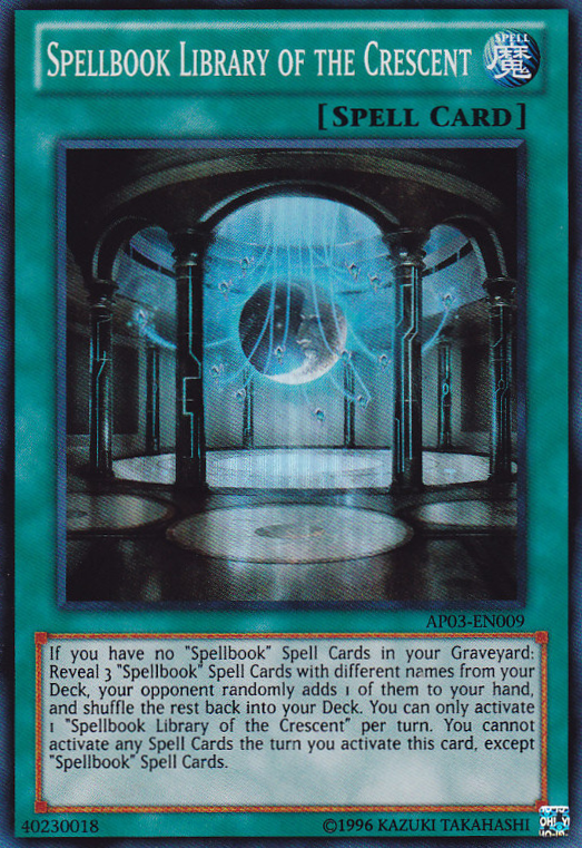 Spellbook Library of the Crescent [AP03-EN009] Super Rare - Duel Kingdom