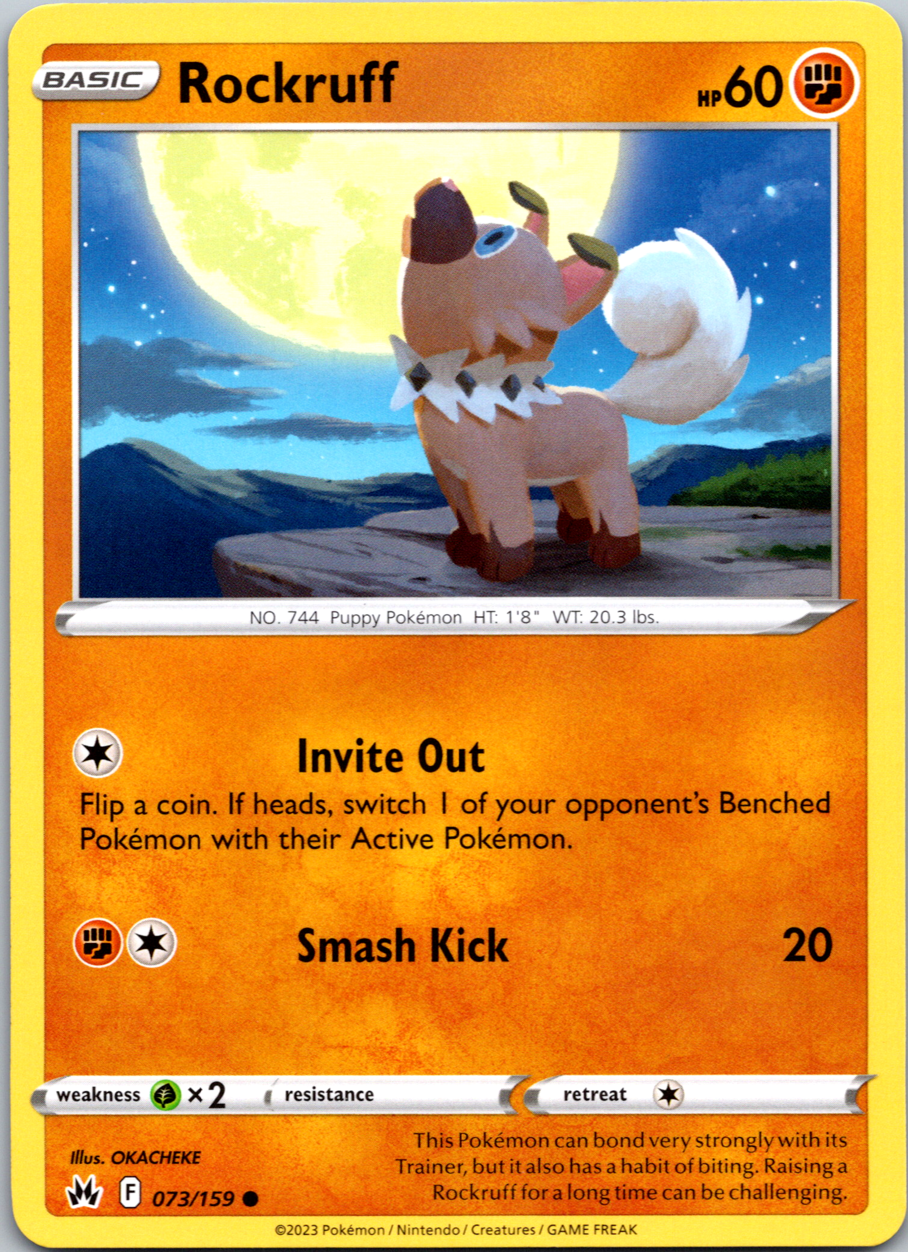 Rockruff (073/159) [Sword & Shield: Crown Zenith]