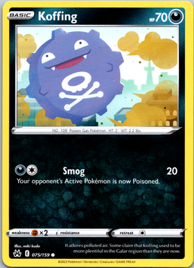 Koffing (075/159) [Sword & Shield: Crown Zenith]