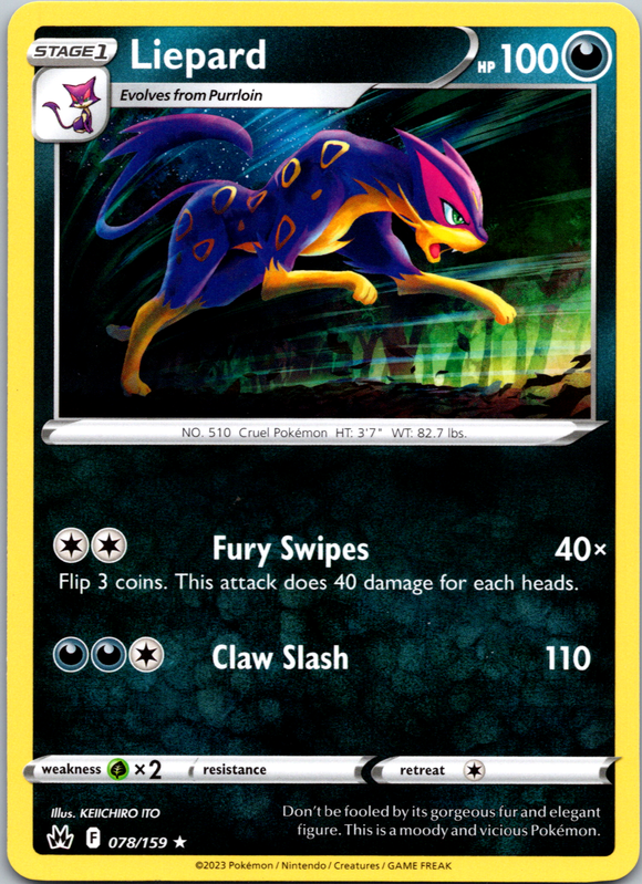 Liepard (078/159) [Sword & Shield: Crown Zenith]