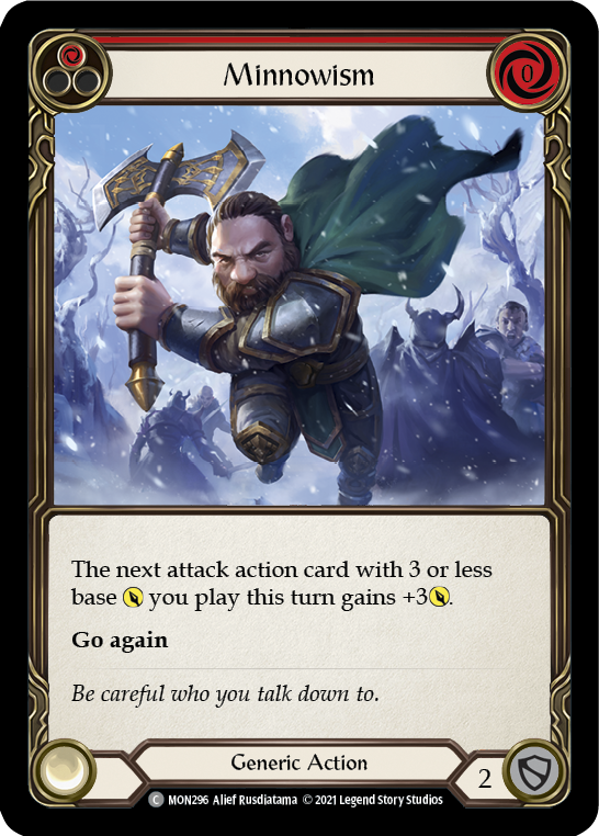 Minnowism (Red) [MON296] 1st Edition Normal - Duel Kingdom