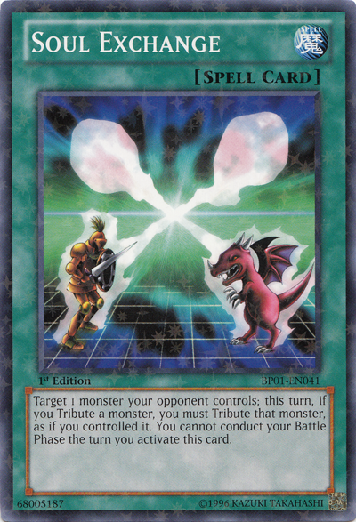 Soul Exchange [BP01-EN041] Starfoil Rare - Duel Kingdom