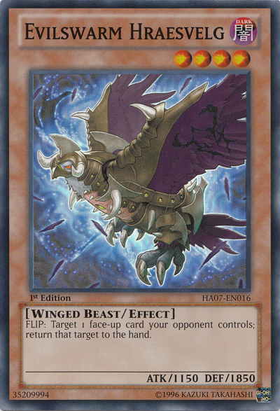 Evilswarm Hraesvelg [HA07-EN016] Super Rare - Duel Kingdom