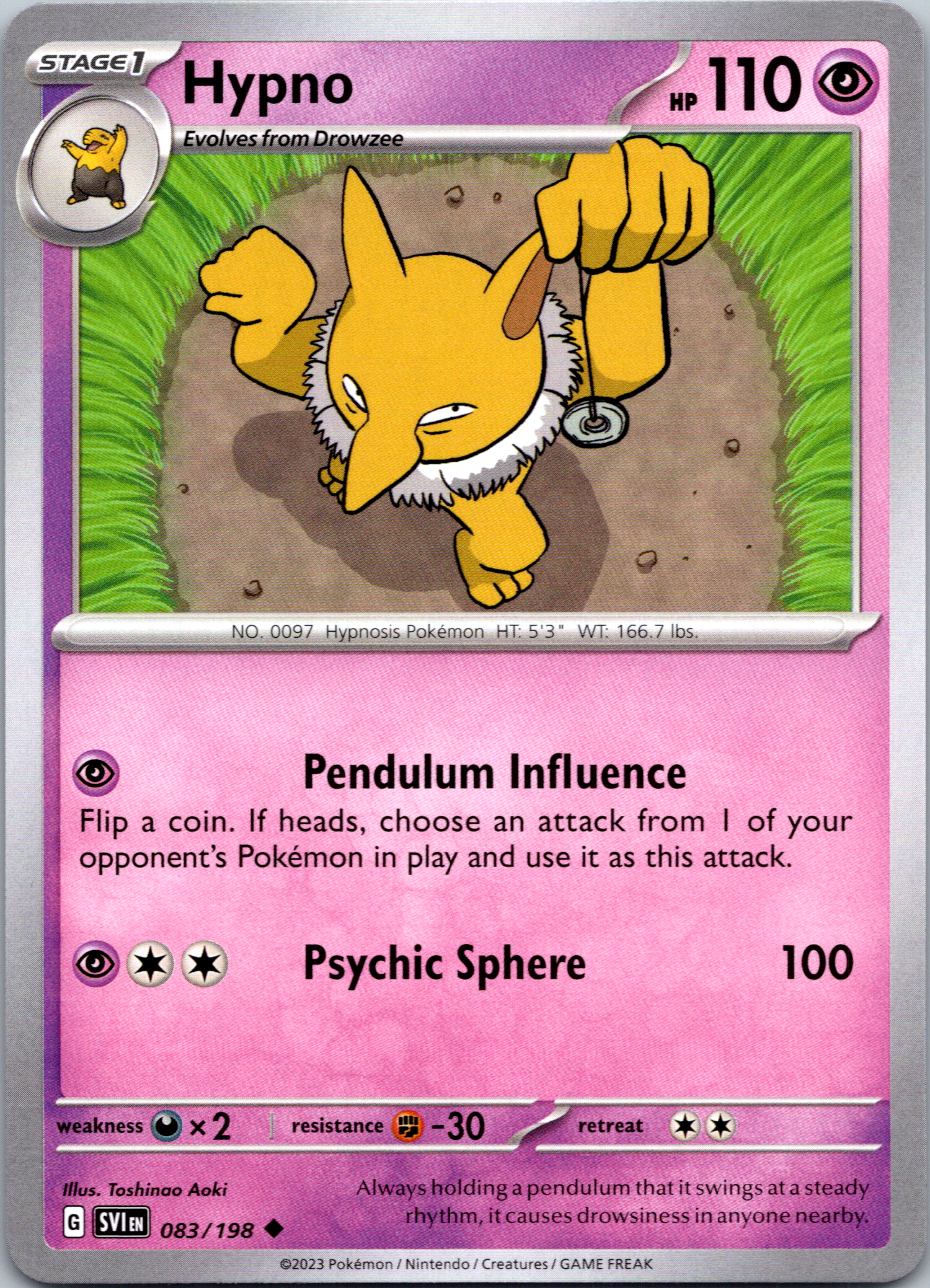 Hypno (083/198) [Scarlet & Violet: Base Set]