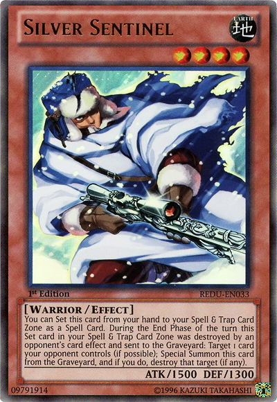 Silver Sentinel [REDU-EN033] Ultra Rare - Duel Kingdom