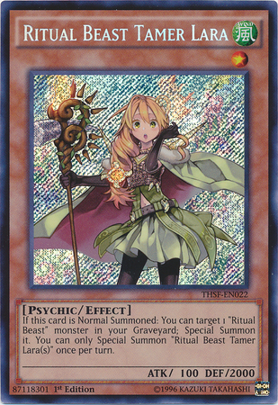 Ritual Beast Tamer Lara [THSF-EN022] Secret Rare - Duel Kingdom