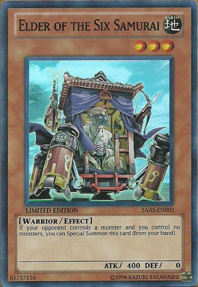 Elder of the Six Samurai [SAAS-EN001] Super Rare - Duel Kingdom