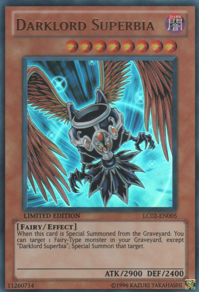 Darklord Superbia [LC02-EN005] Ultra Rare - Duel Kingdom