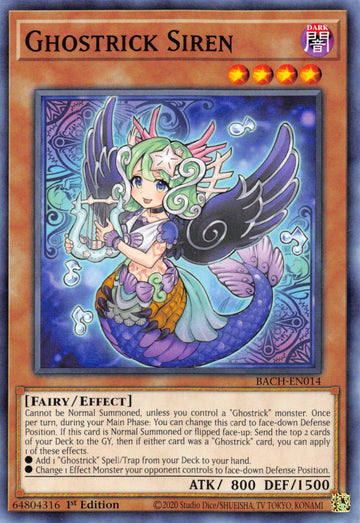 Ghostrick Siren [BACH-EN014] Common - Duel Kingdom