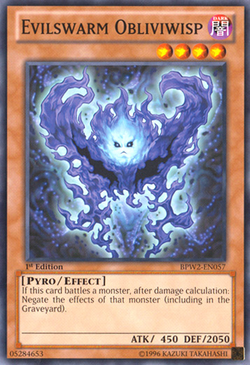 Evilswarm Obliviwisp [BPW2-EN057] Common - Duel Kingdom