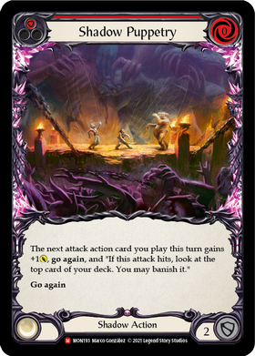 Shadow Puppetry (Rainbow Foil) [MON193-RF] 1st Edition Rainbow Foil - Duel Kingdom