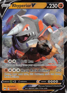 Rhyperior V (95/189) [SWSH03: Darkness Ablaze] - Duel Kingdom