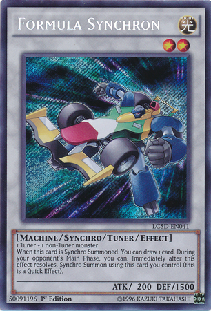 Formula Synchron [LC5D-EN041] Secret Rare - Duel Kingdom