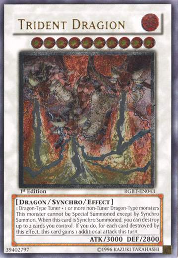Trident Dragion [RGBT-EN043] Ultimate Rare - Duel Kingdom